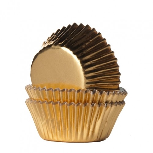Formas Mini Cupcakes Dourado